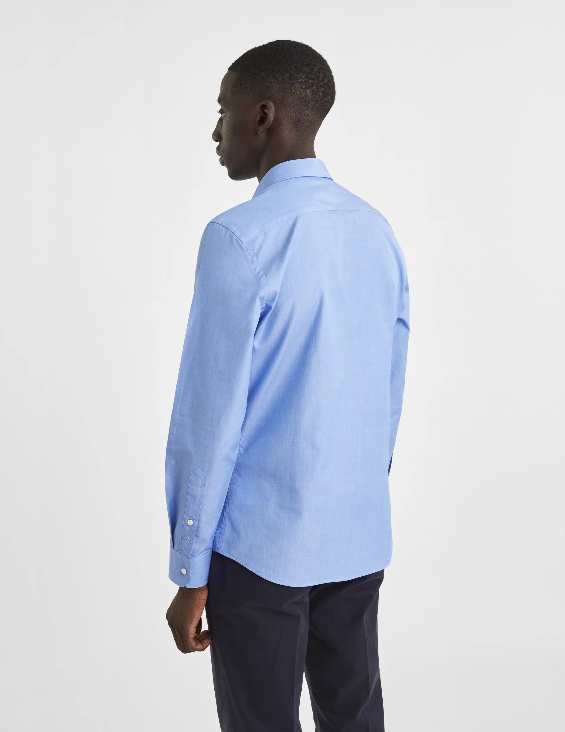 Chemise Ajustée bleue – Image 4