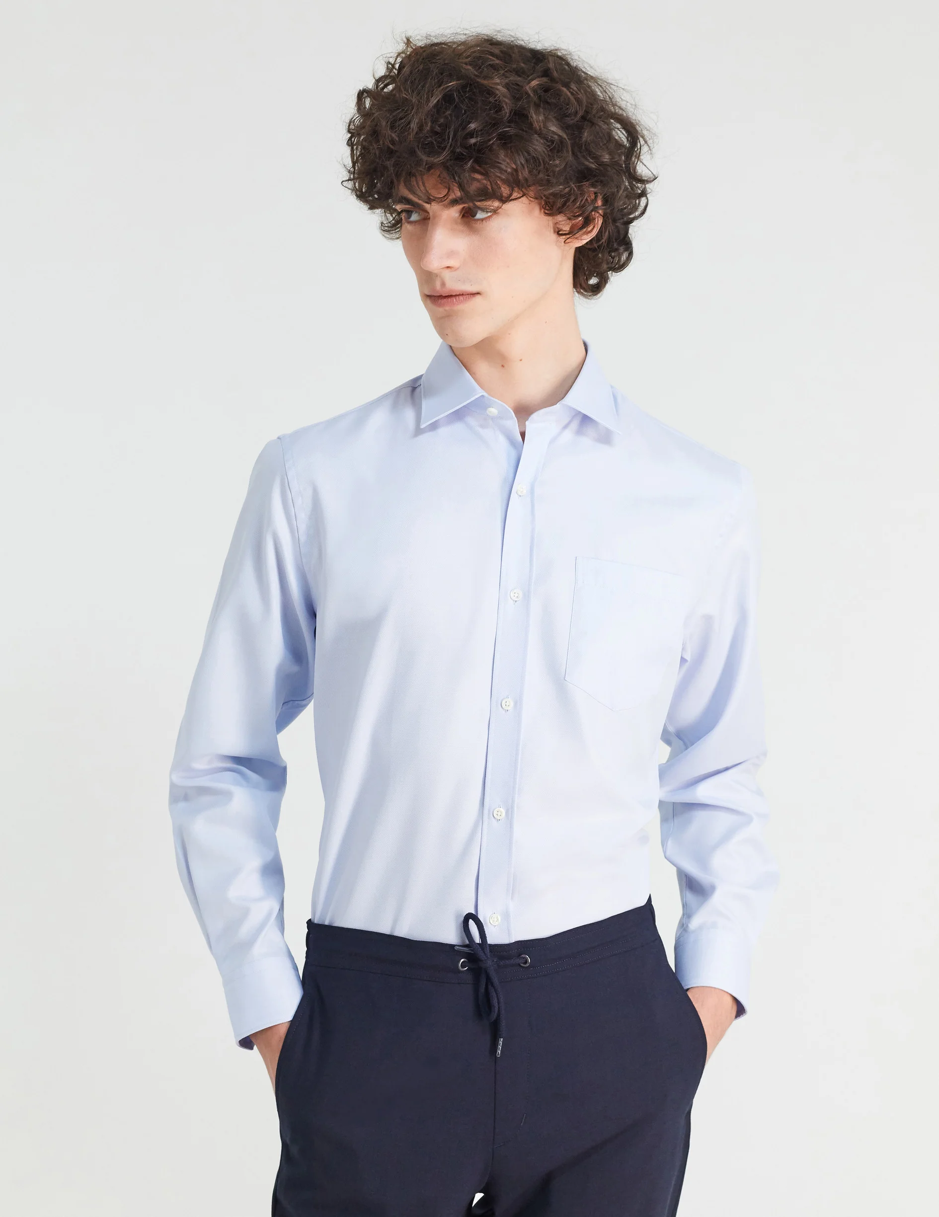 Chemise Classique bleue – Image 3