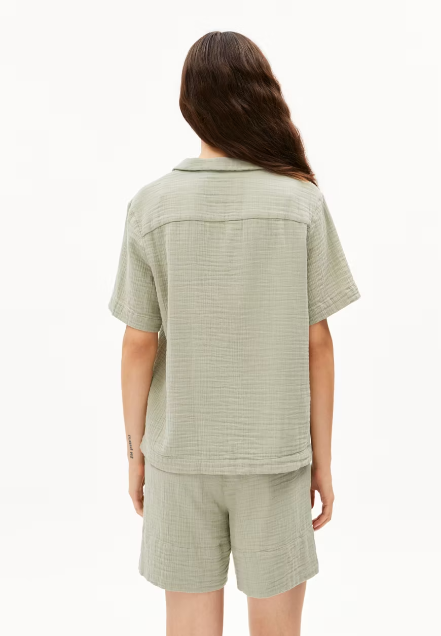 ARMEDANGELS – Blouse Maaite en mousseline – Seagreen