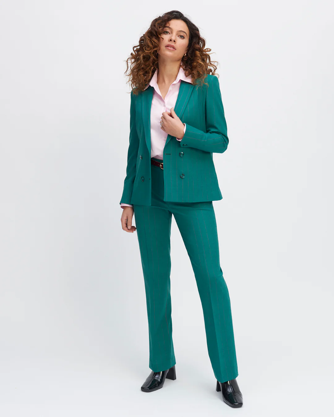 Pantalon droit Berlin – Vert Emeraude