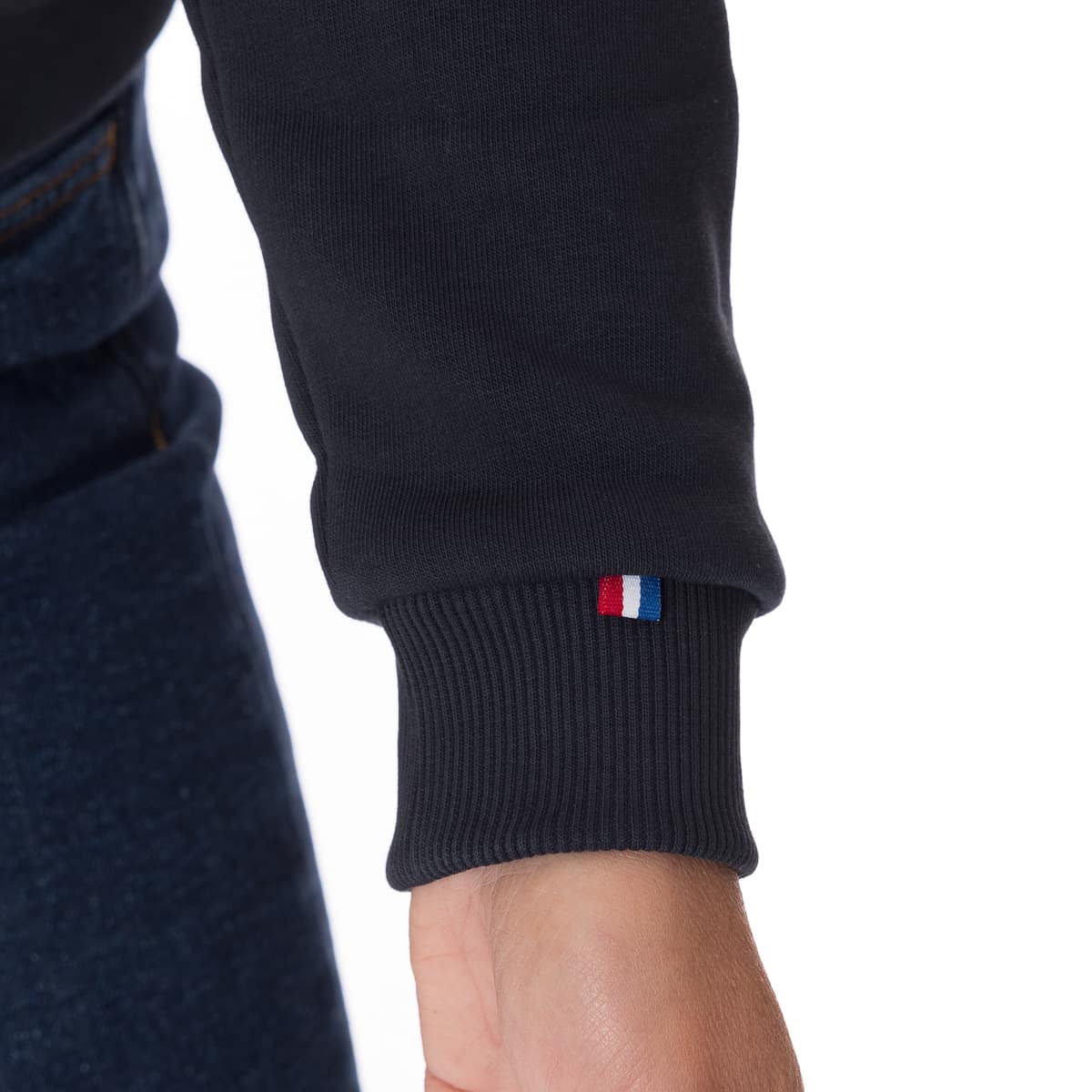 Sweat femme sans capuche - Bleu Marine – Image 4