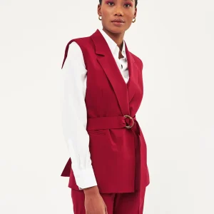Veste tailleur Monaco - Framboise