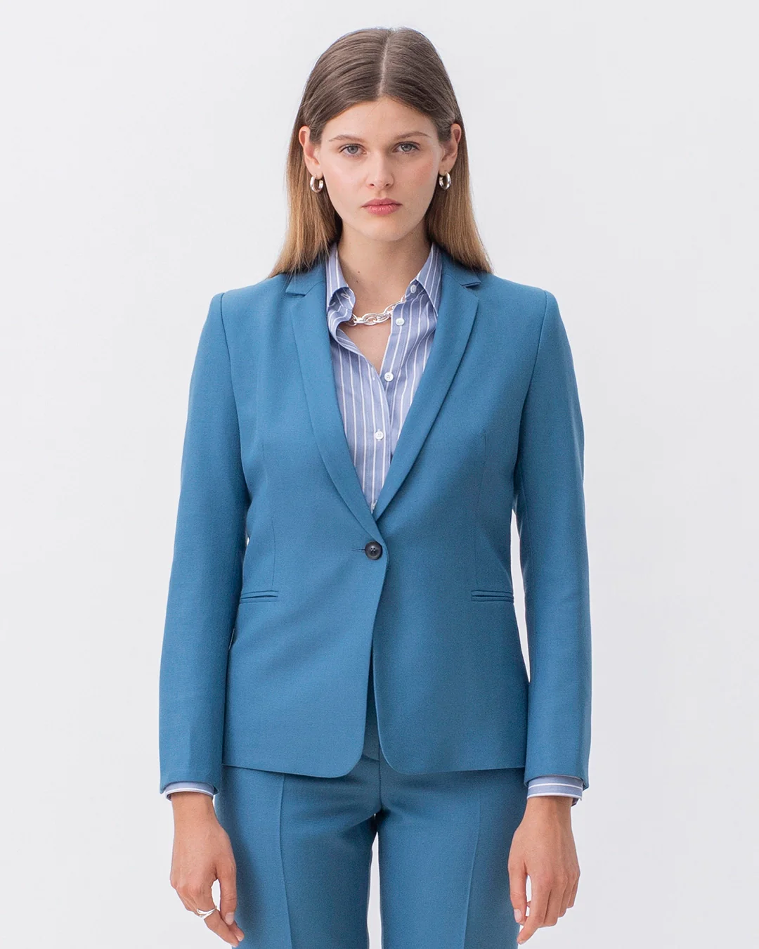 Veste blazer Paris - Bleu de Prusse – Image 3
