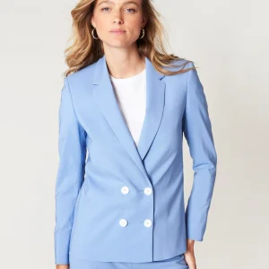 Veste croisée  Boston - Bleu Ciel